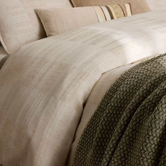 ❤️B2G1 FREE West Elm Lowen TENCEL™ Linen Duvet Cover, White,King/California King - Picture 3 of 12